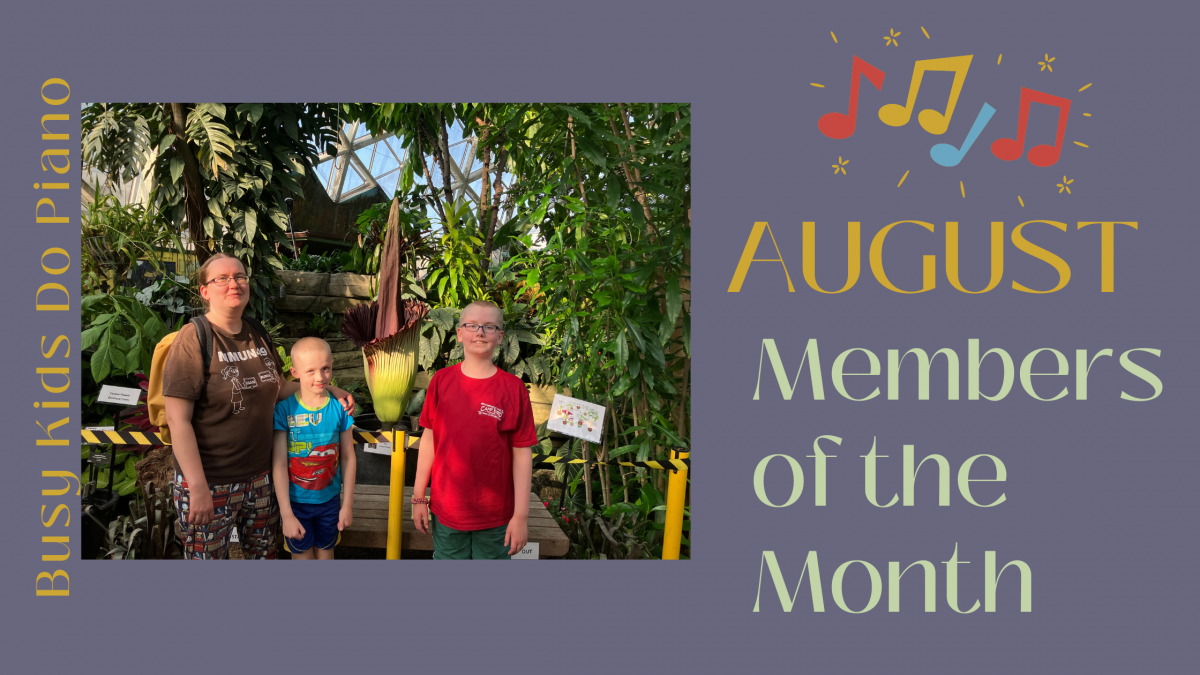 August Members of the Month
