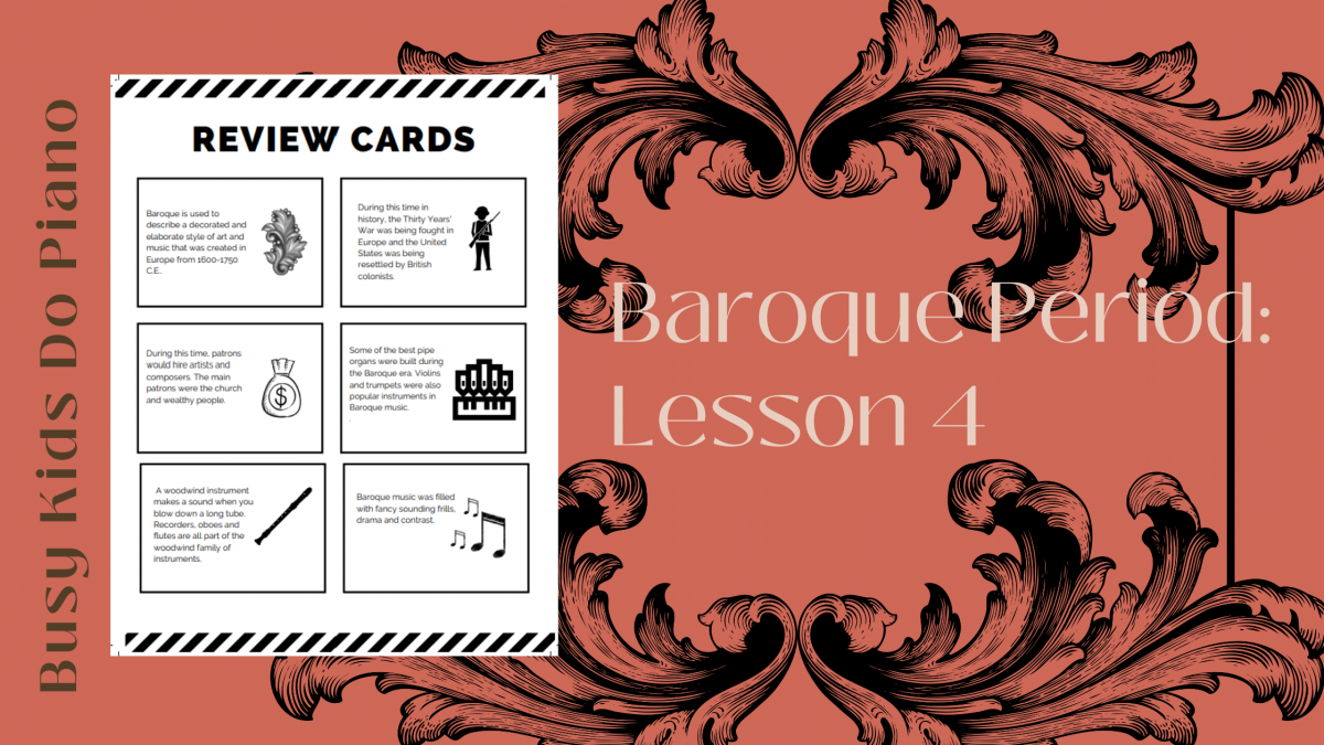 The Baroque Period: Lesson 4