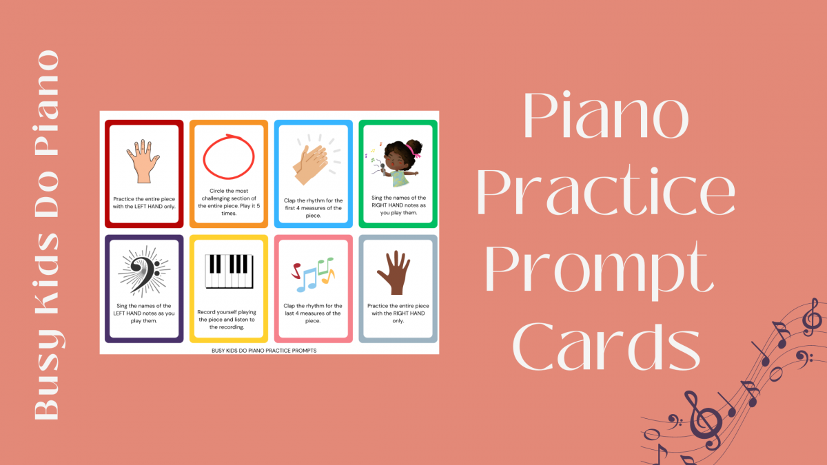 Piano Practice Prompt Cards (or…the PICK 3 Piano Practice Game!)