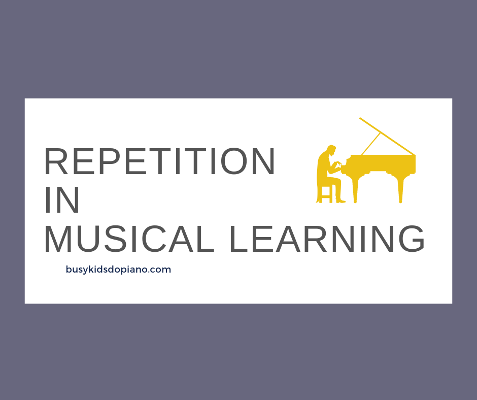 Repetition in Musical Learning
