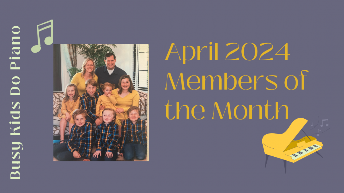 April 2024 Members of the Month