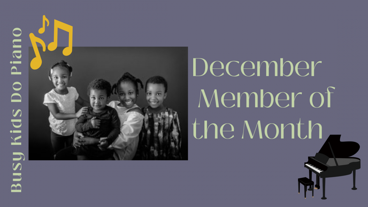 December Members of the Month