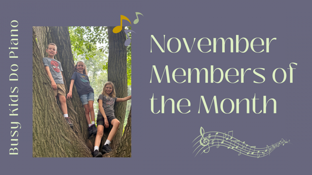 November Members of the Month