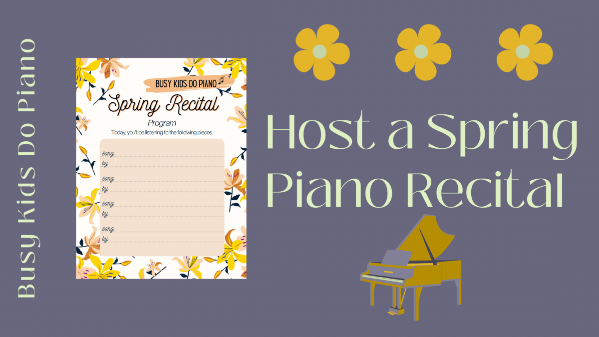Spring piano recital