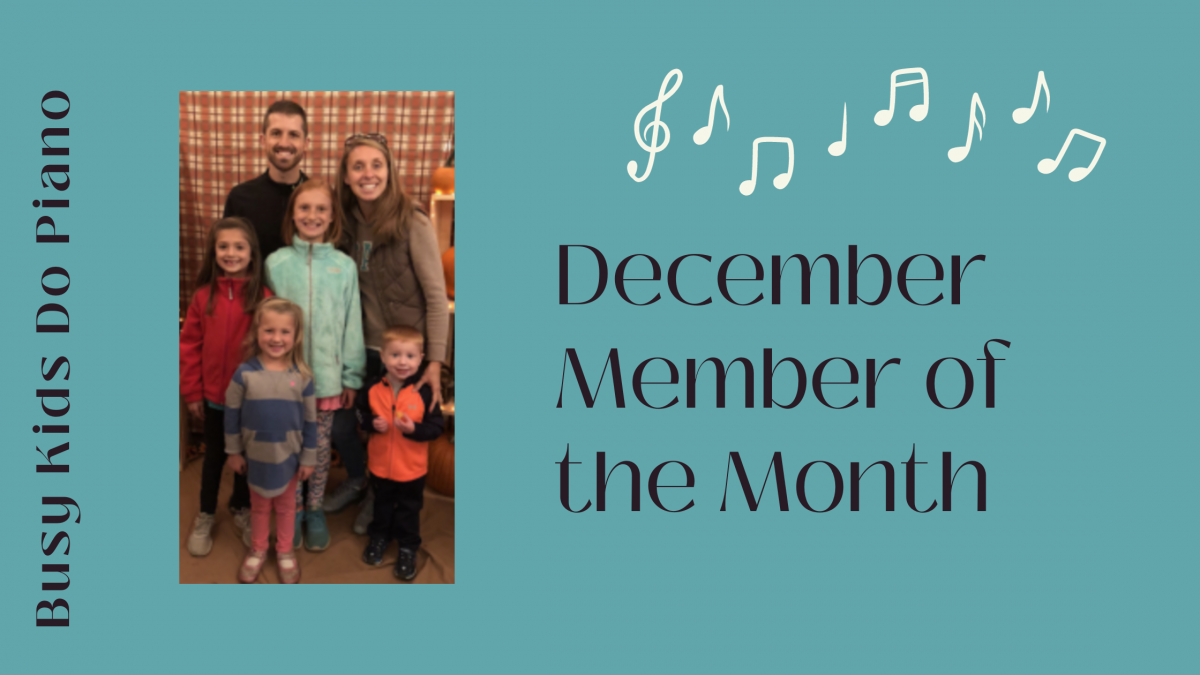 December Members of the Month