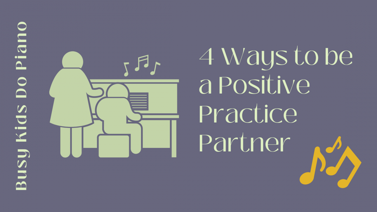 4 Ways to Be A Positive Practice Partner.